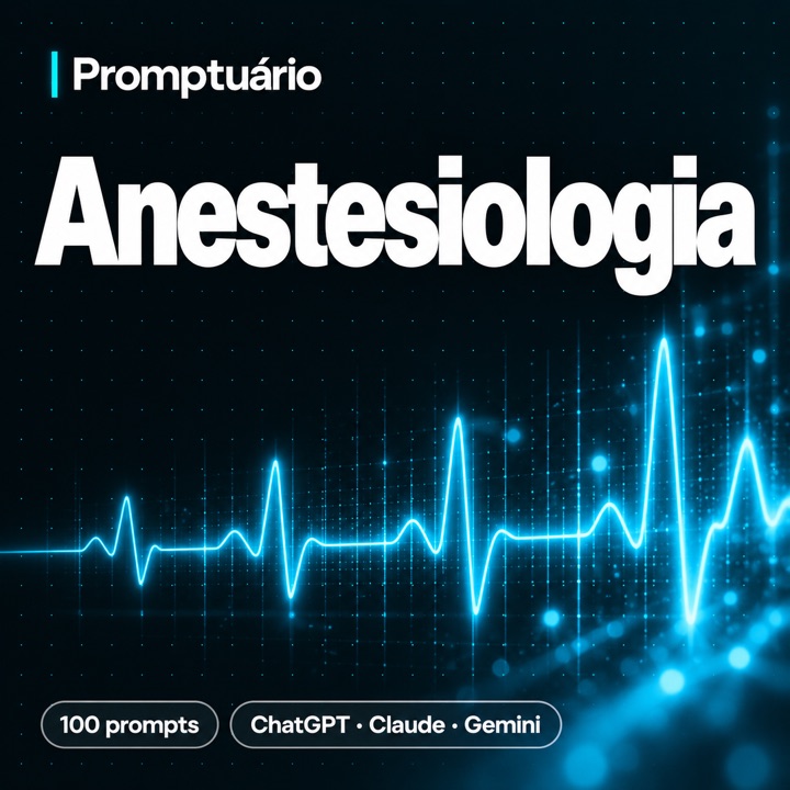 Capa do volume Promptuário, Anestesiologia